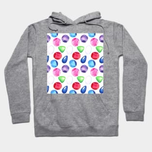 watercolors gemstones universe Hoodie